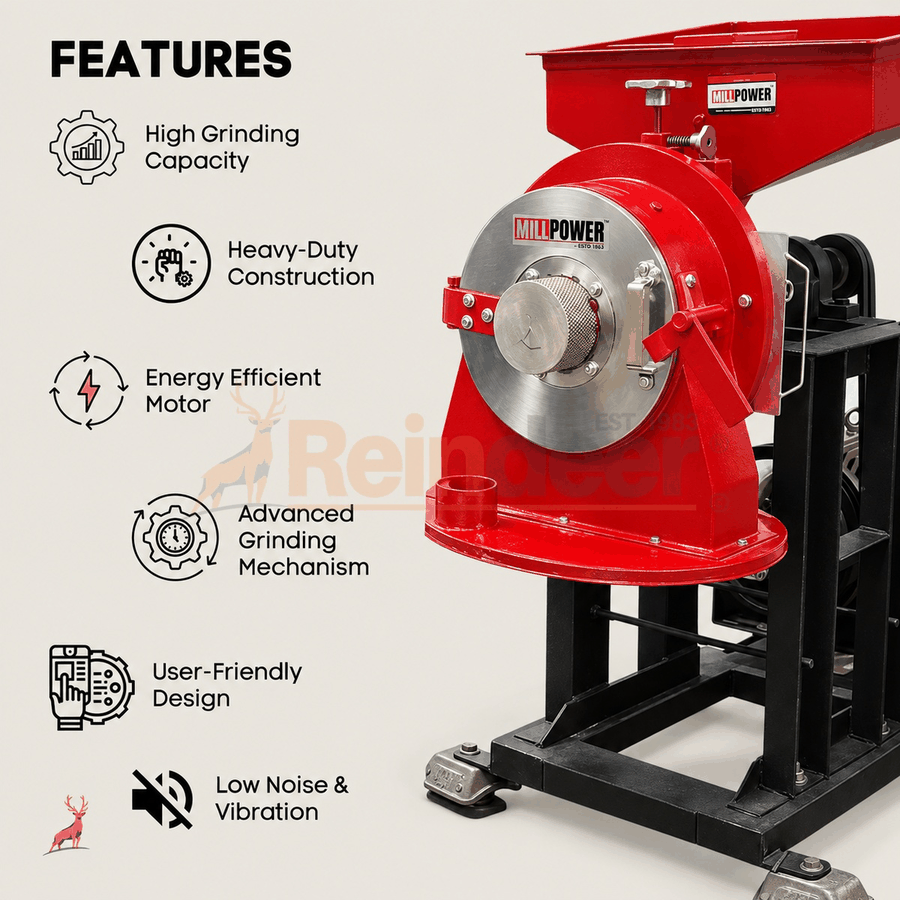 moinho de trigo 10 hp - recursos - reindeer machinery
