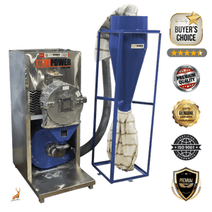 Atta chakki de 10 hp - vista completa do conjunto - Reindeer Machinery