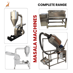 Máquina Moedora de Masala de 10 HP - planta ss304 - reindeer machinery