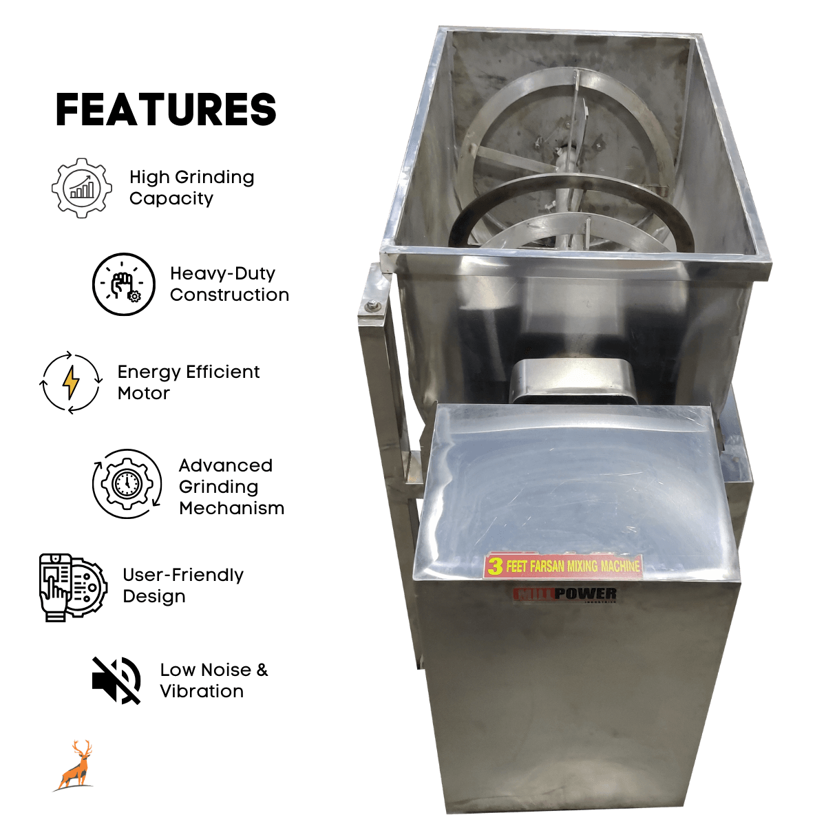 Misturador de Fita de 100 L