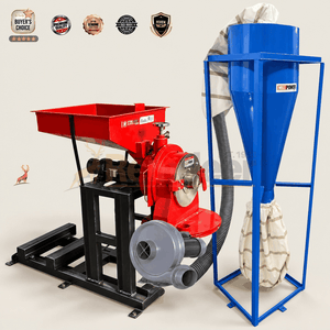 atta chakki de 15 cv - vista lateral - reindeer machinery
