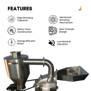 máquina de moer pimenta - características - reindeer machinery