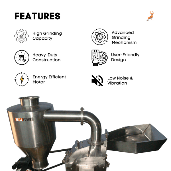 máquina de moer pimenta - características - reindeer machinery