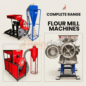 atta chakki comercial - linha completa - reindeer machinery