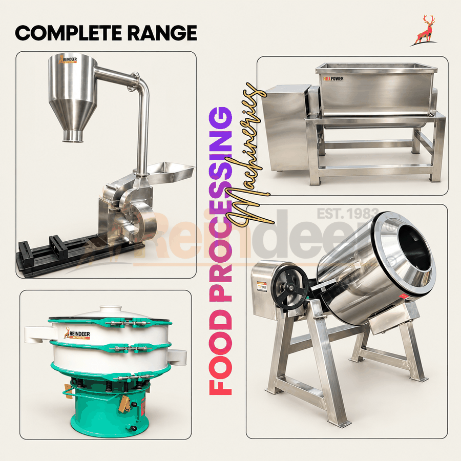máquina torstadeira de tambor - fábrica de temperos - reindeer machinery