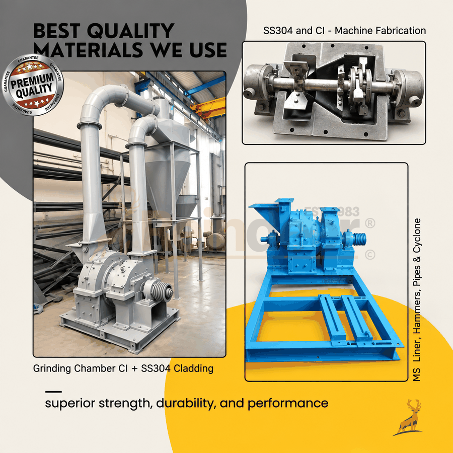 máquina de moer cúrcuma - máquina de alta resistência - reindeer machinery