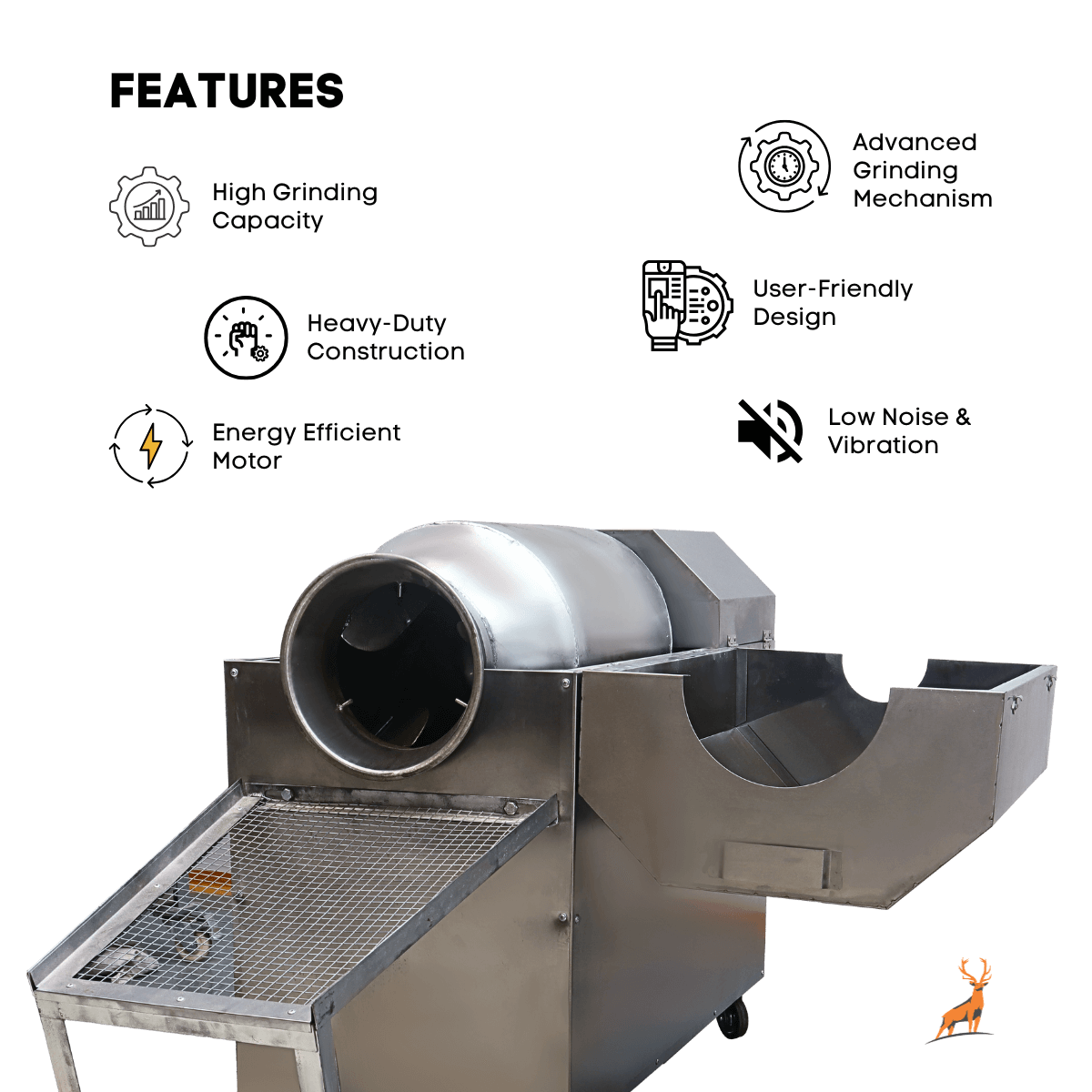 Máquina de Torrefação de Amendoim