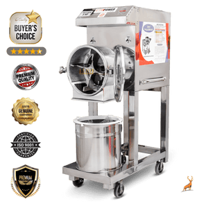 moinho de trigo 3 hp – vista frontal câmara dupla – reindeer machinery