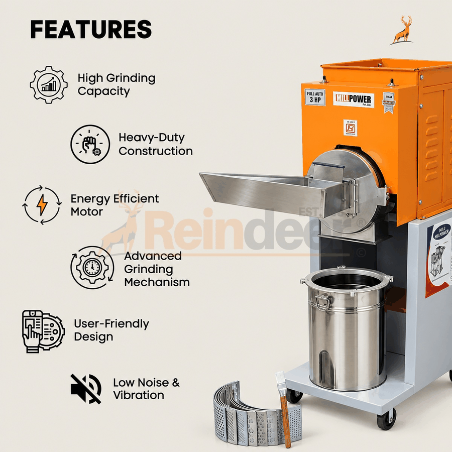 Recipiente de Farinha SS - Reindeer Machinery